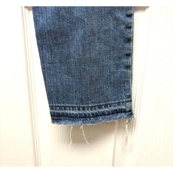 Rag & Bone Jeans, DRE Capri, Medium Wash, Frayed Hem, Skinny, Women's Size 27 - Picture 9 of 9